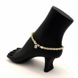 5mm Italian Ladies 14k Anklet Bracelet